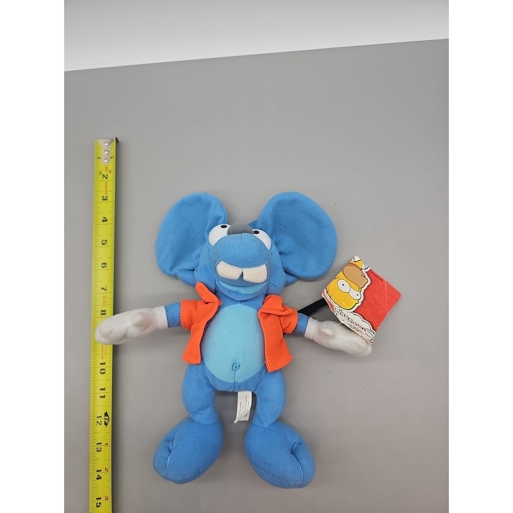 The Simpsons 11" Itchy Mouse Plush With Tag Stuffed Animal